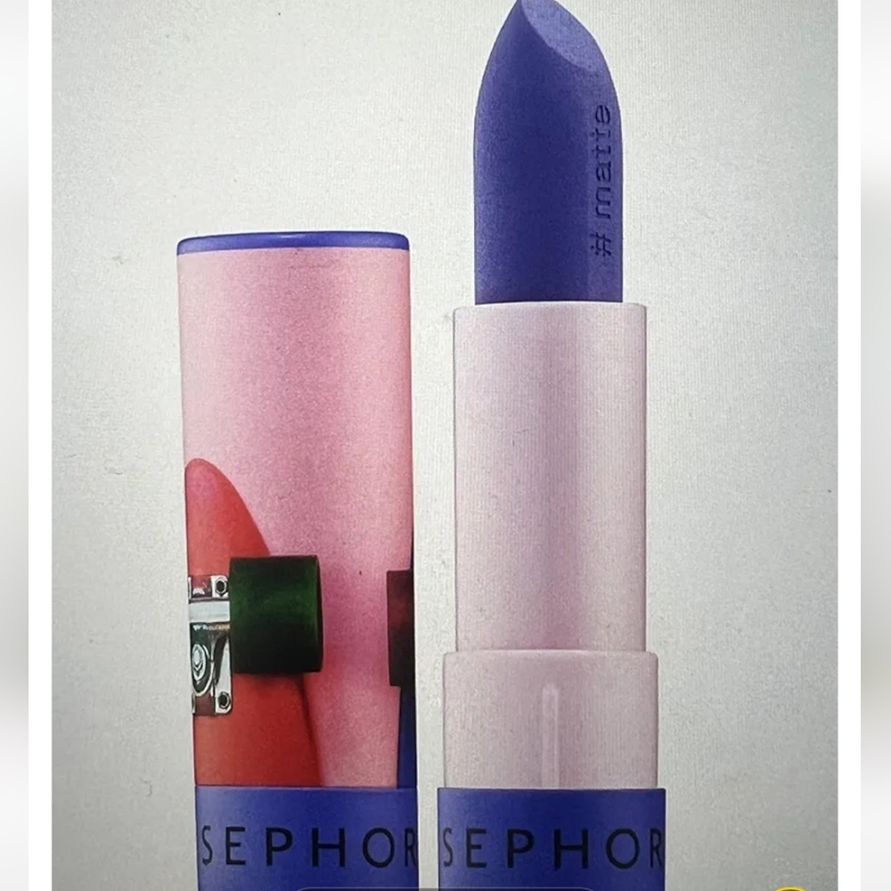 Sephora Matte Lipstick in Vibrant Purple